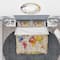 Designart 'Vintage World Map Watercolor' Large Map Bedding Set - Duvet Cover & Shams